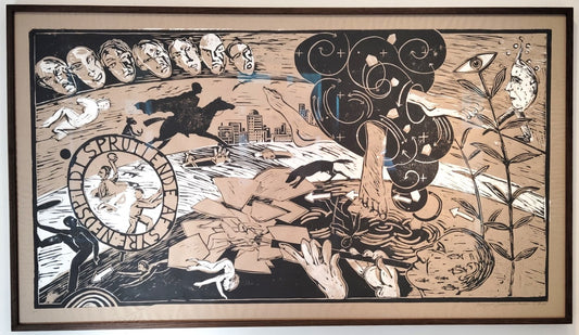 Nedspildt spruttende af syre