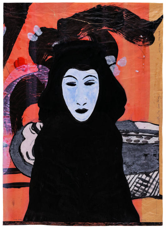 Lady Murasaki. 2021.  75 x 53 cm.