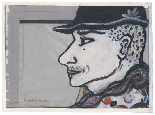 "Grå jæger på sølv"