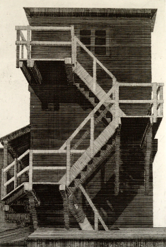 Kulsilo med trappe (Islands Brygge)