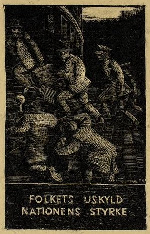 Antikrigsbilleder. Folkets uskyld-Nationens styrke