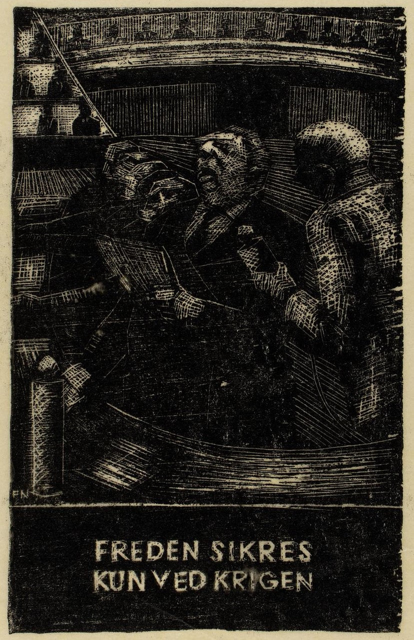 Antikrigsbilleder. Freden sikres kun ved krigen