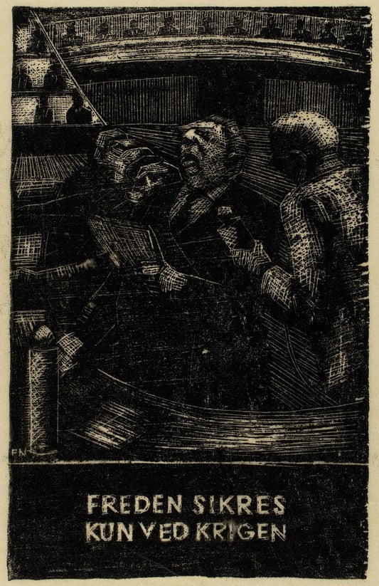 Antikrigsbilleder. Freden sikres kun ved krigen