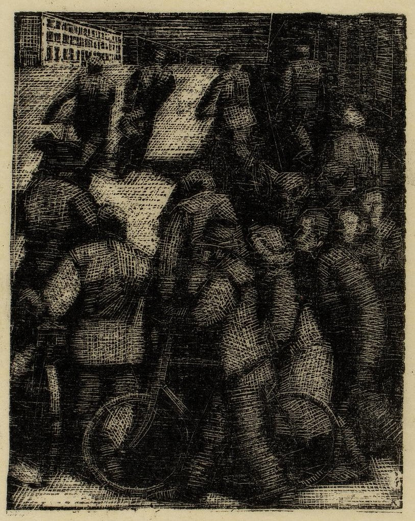 Antikrigsbilleder. Vi går hjem