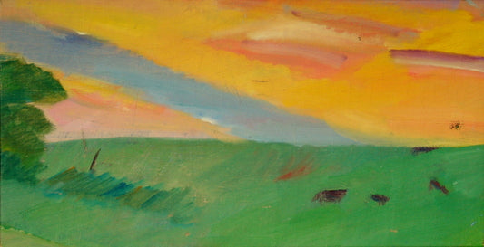 Aftenhimmel. Bakkerne ved Hvidegård, Kgs. Lyngby (2)