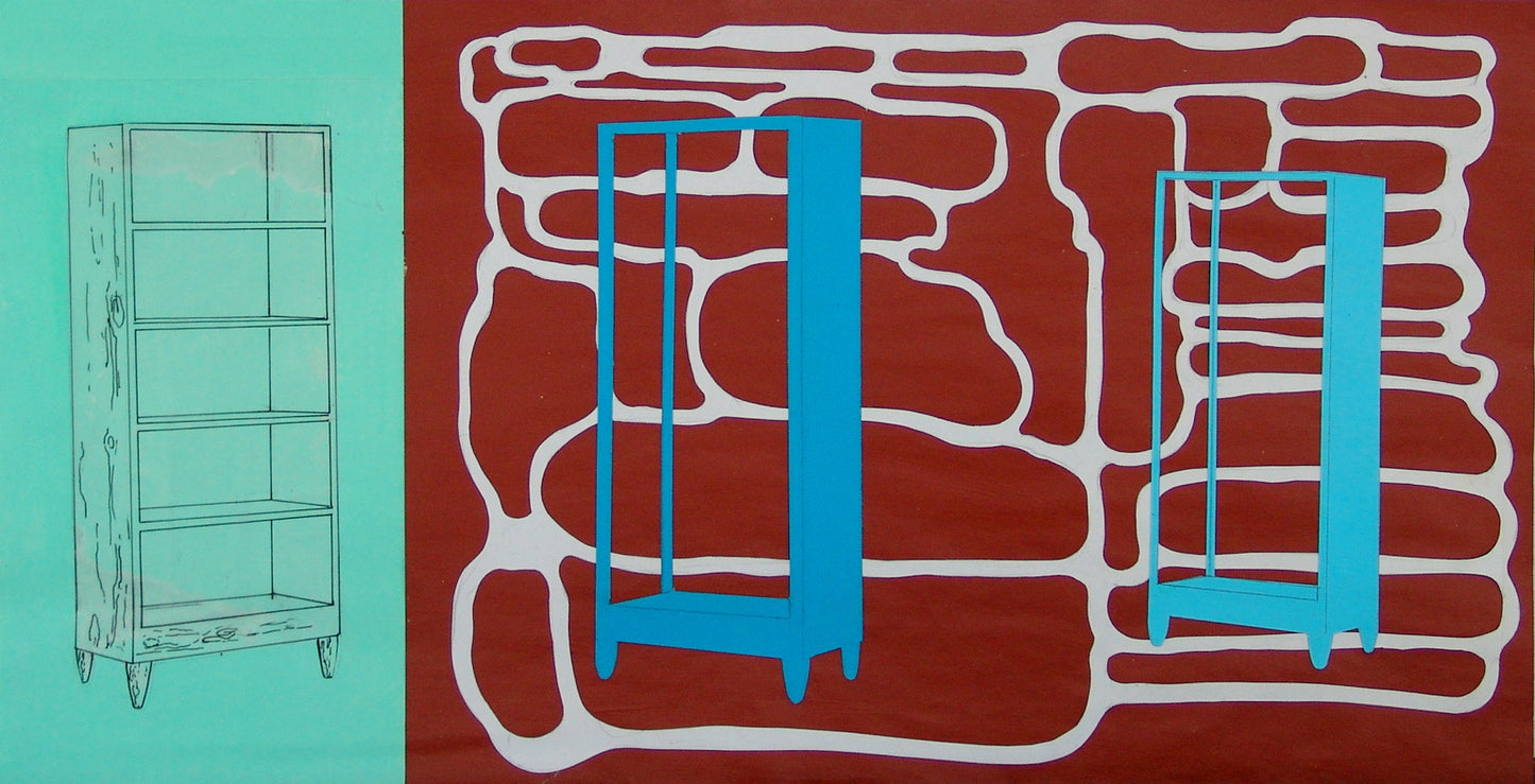 "Grøn og brun stue"