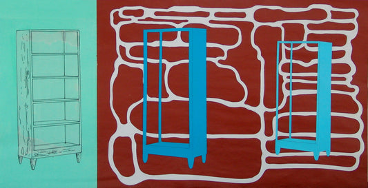 "Grøn og brun stue"