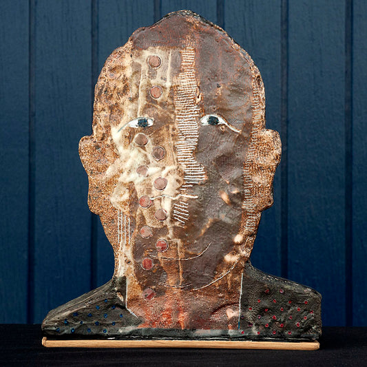 Skamstøtte. Hendik Verwoerd (her vist det ene af to sider)