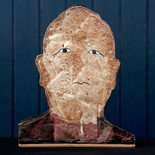 Skamstøtte. Hendik Verwoerd (her vist det ene af to sider)