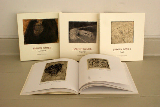 Jørgen Rømer. Akvareller, Tegninger, Grafik