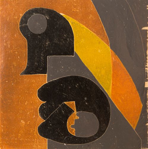 Siddende og liggende mand