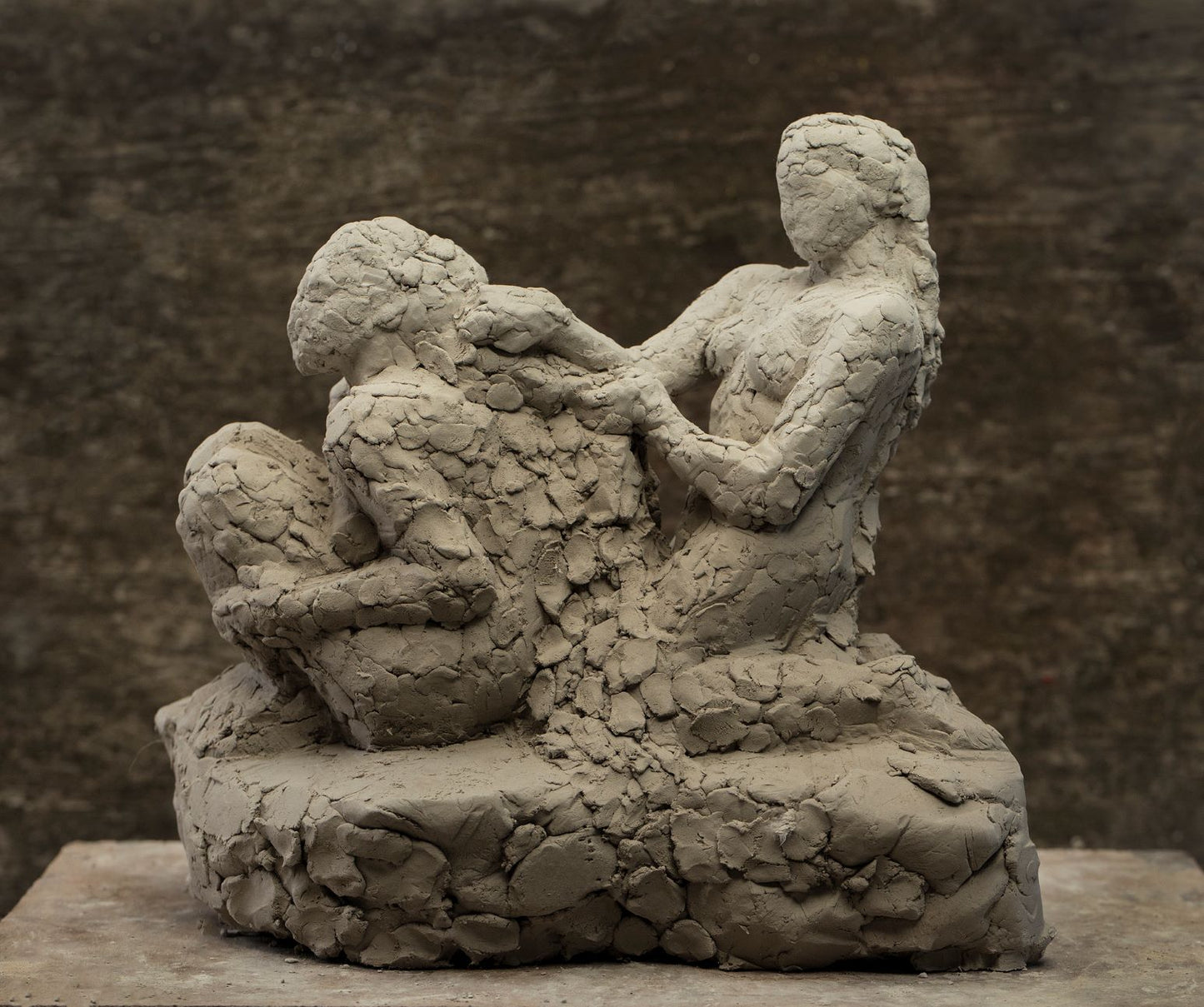 ”Havheksens hår”. Brændt hvidt stentøj.