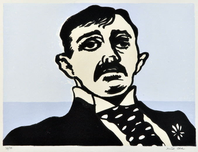 Herman Bang. Litografi.