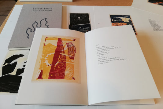 Gustav Munch-Petersen: "19 digte" med illustrationer 1963 af Erik Hagens