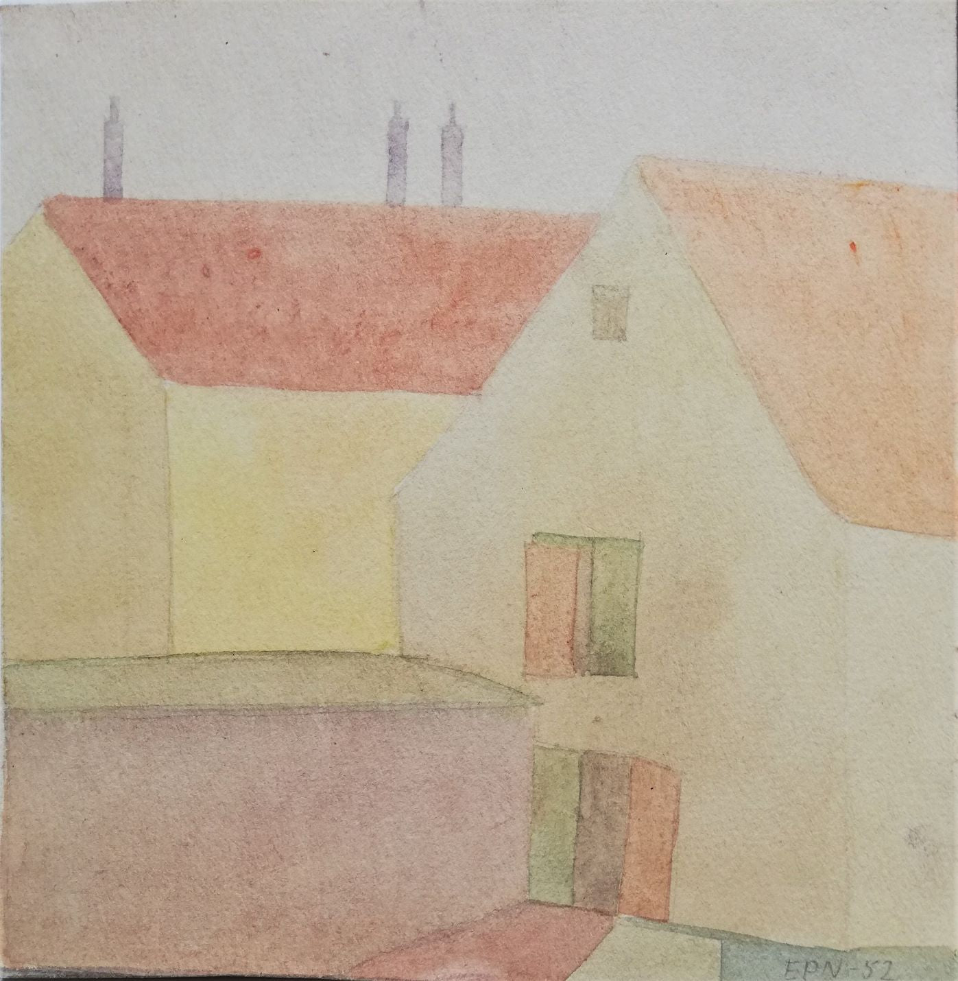 Uden titel (To huse)