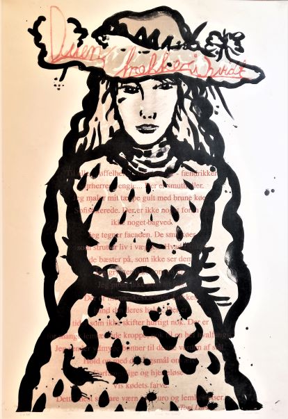 Duen trækker i hvidt