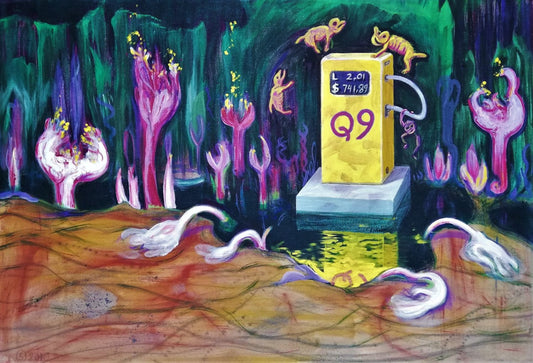 Q9 – benzintank med aber