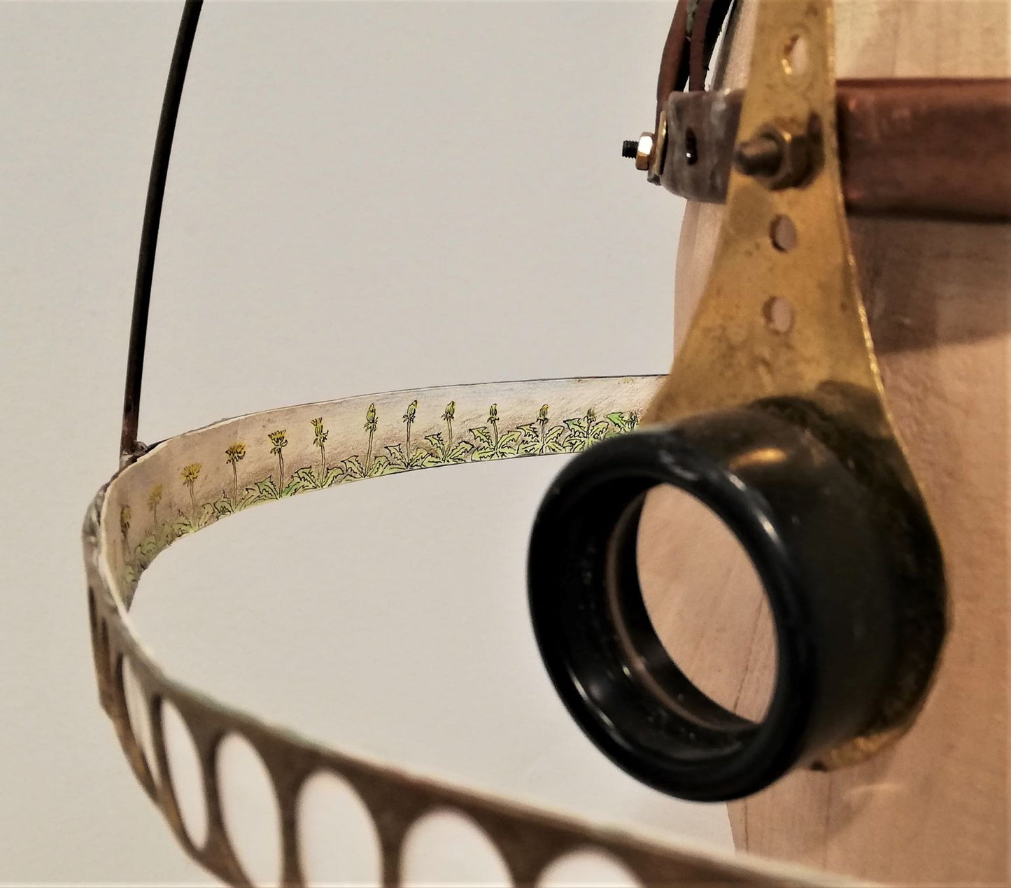 "Vinddrevet tegnefilmsfremviser" (detalje)