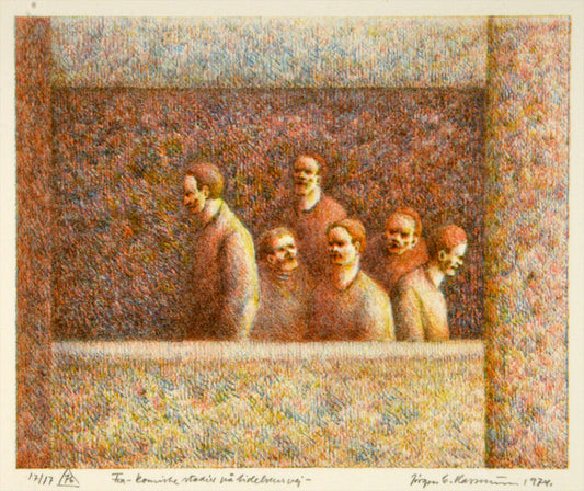 Fra "Komiske stadier på lidelsens vej"