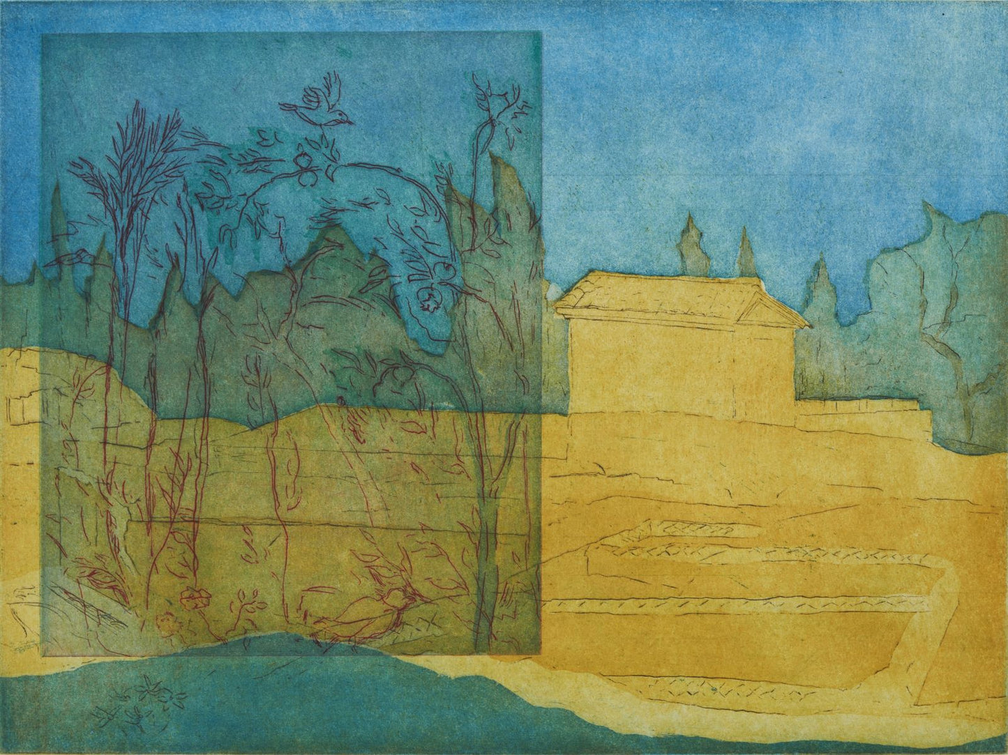 Livias Villa. Rød. Prima Porta. Italien