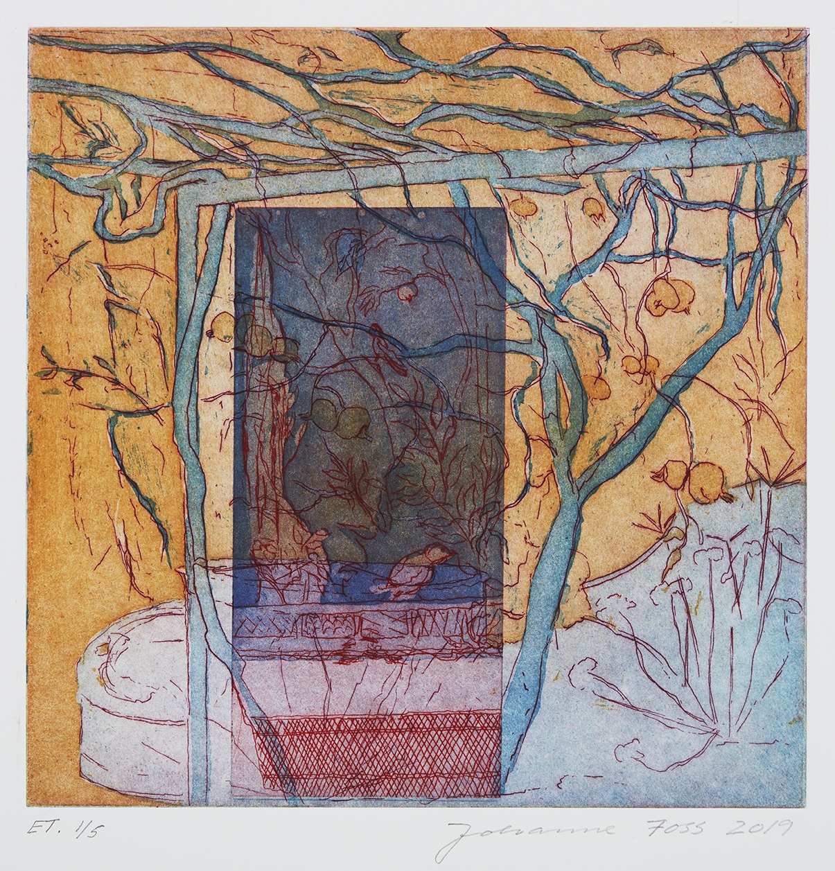 Tidløs have II. Blå. Italien