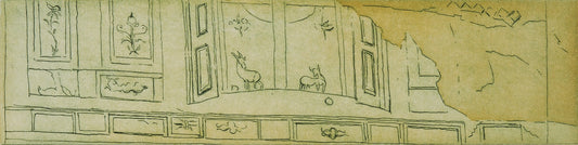 Freskofragment. Livias Villa. Prima Porta. Italien