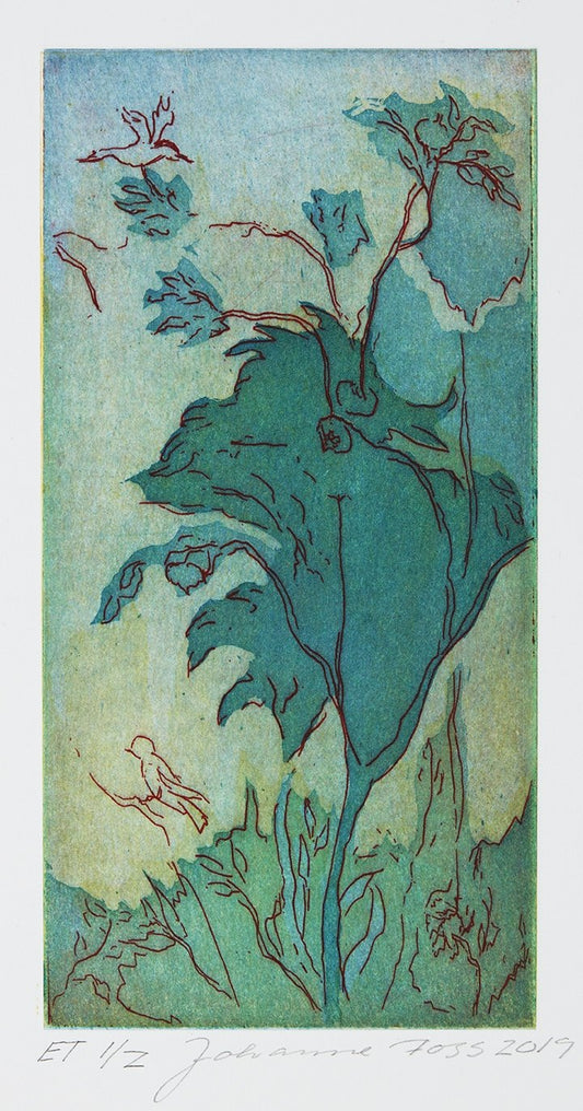 Granatæbletræ. Grøn. Livias Villa. Rom. Italien