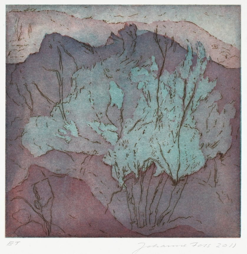 Blomstrende mandeltræ. Grøn. Italien 2011