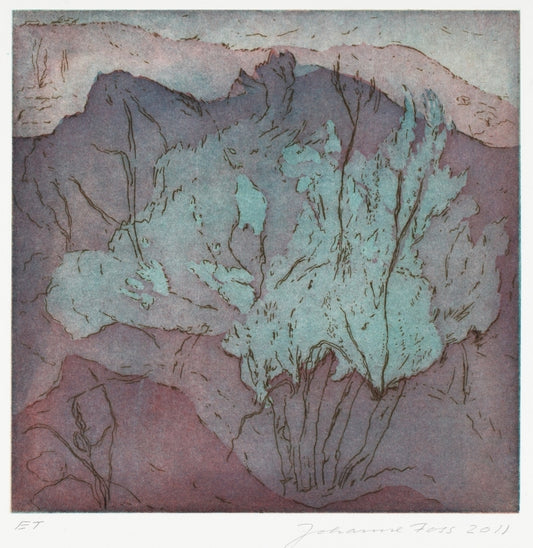 Blomstrende mandeltræ. Grøn. Italien 2011