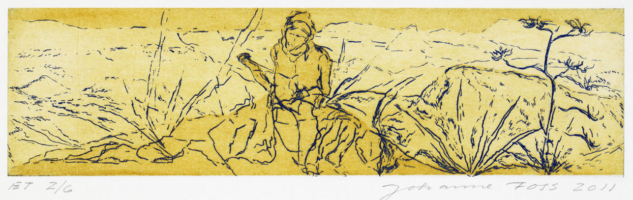 Pige der spinder. Etiopien 2011