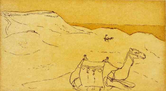 Kamel. Rå sienna. Ægypten