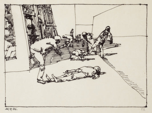 Mennesker på en gade