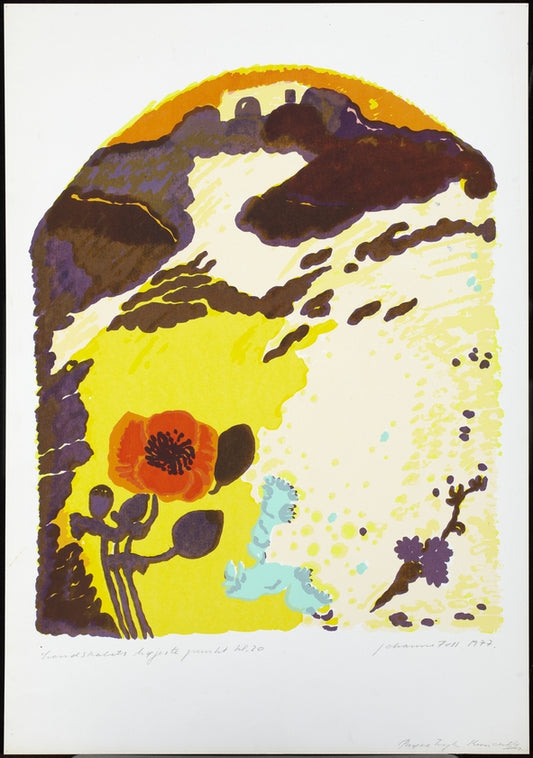 Landskabets højeste punkt. Kl. 20. Italien