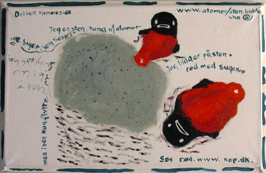 Hjemmeside (dobbelt). Sten og stenbiderens