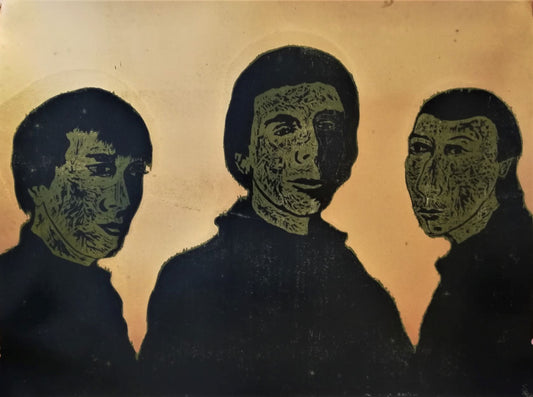 Ørkenfædre. Guld/grøn