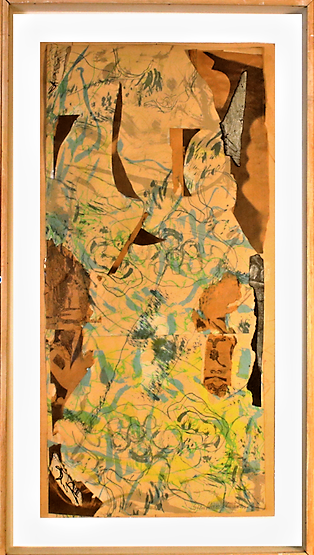 Tusch på papir, 1963, 63x30 cm. Kat. nr. 9