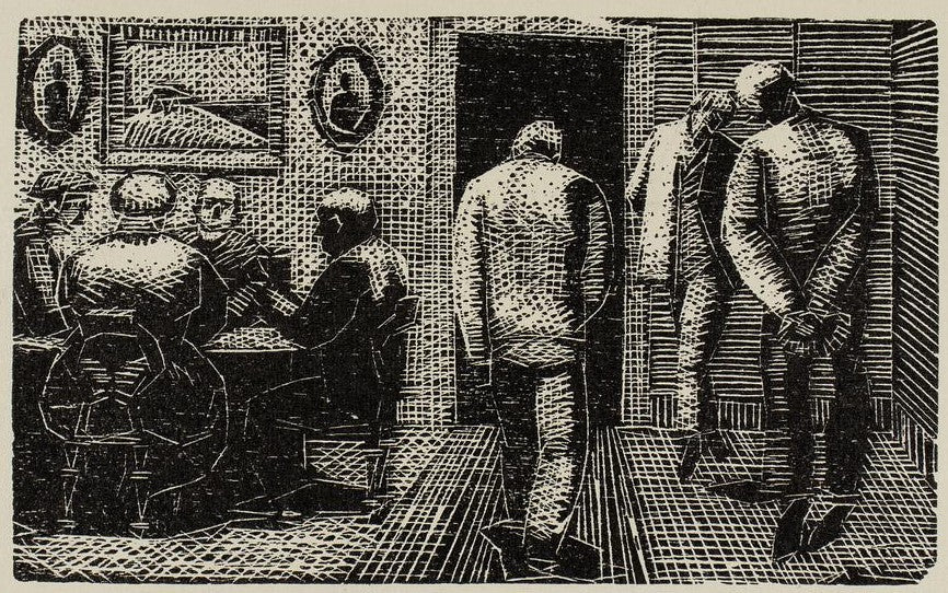 Den store verdensbunker. 5. Enhver svarer sit. 1950. ca. 4,9x7,7 cm.