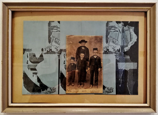 Uden titel. Collage 1976, 17,5x27 cm Kat nr. 51